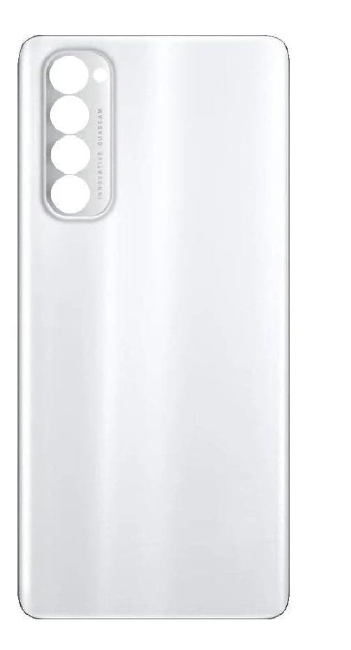 Back Panel with Camera Glass for Oppo Reno 4 Pro White