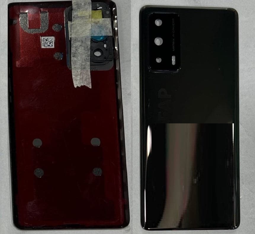 Back Panel with Camera Glass for Realme X7 Pro Ultra Black