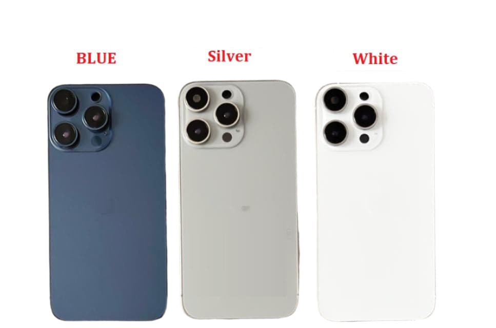 Back Panel With Camera Lens for Apple iPhone XR Convert to Apple iPhone 15 Pro