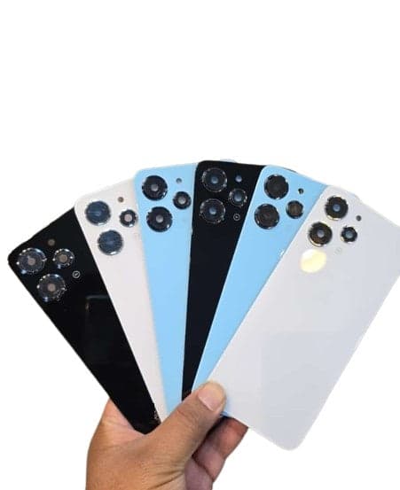 Back Panel with Camera Lens for Redmi 12 Blue