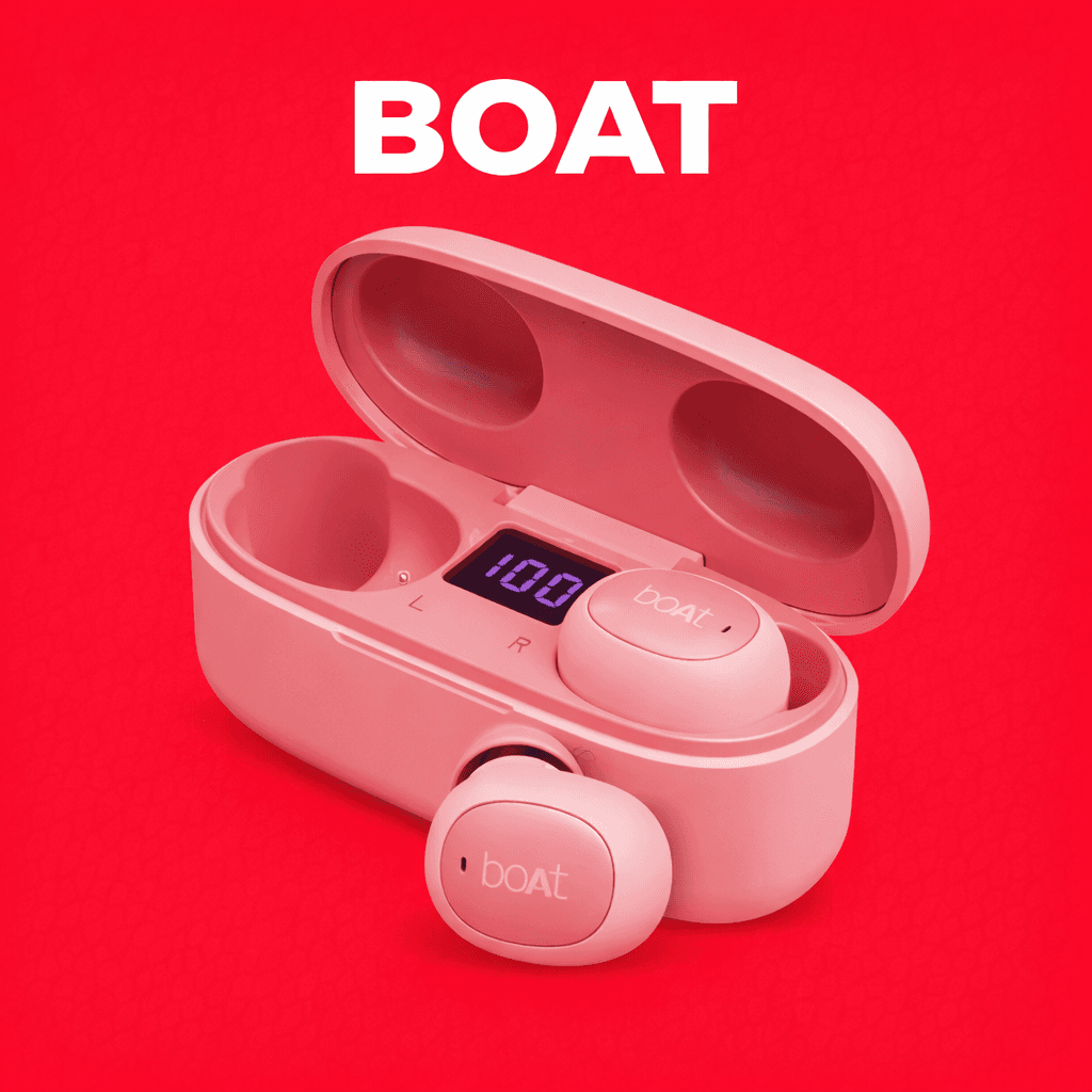boAt Airdopes 121 V2 Replacement — Right Side / Pink