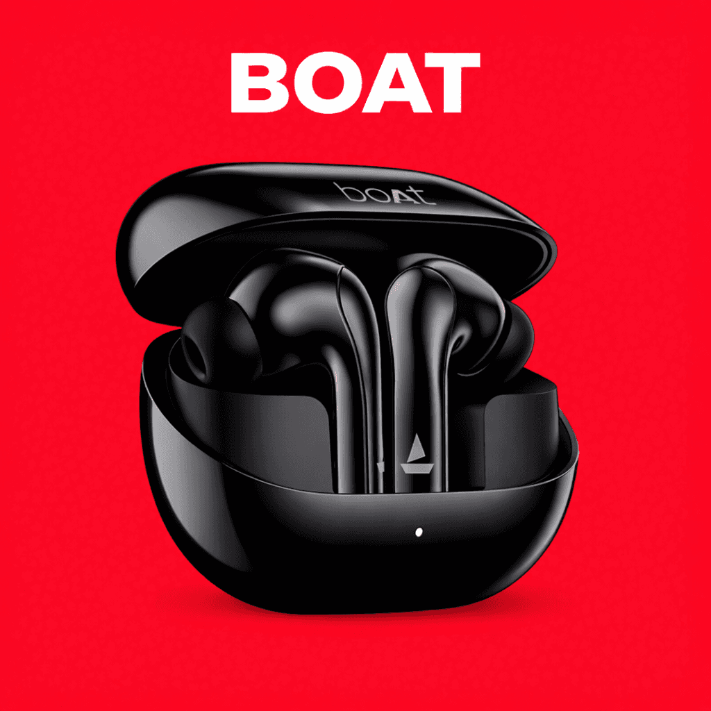boAt Airdopes 155 – Replacement Parts (Pair / Charging Case) Replacement — Both Side / White