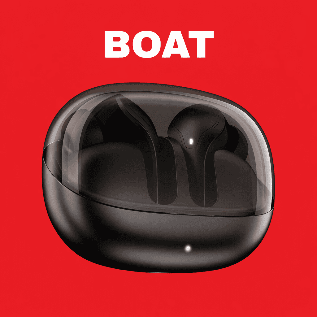 boAt Airdopes 311 Plus Replacement — White / Charging Case