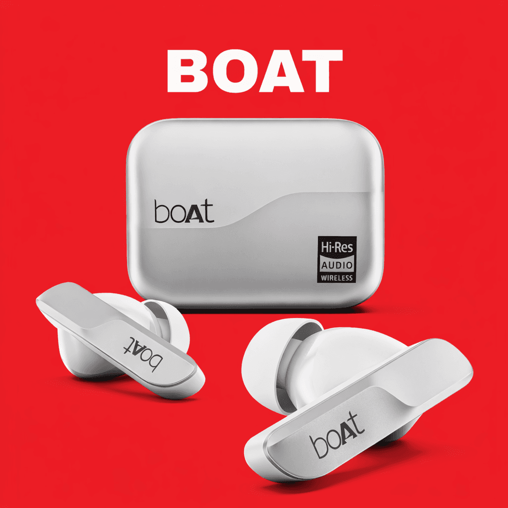 boAt Airdopes 800 Hi-Def Replacement — Silver / Right Side