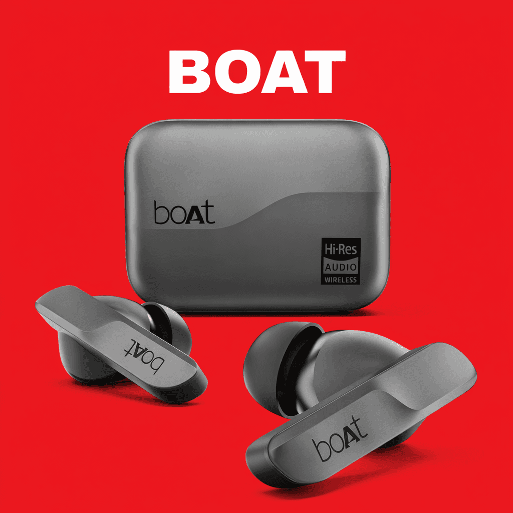 boAt Airdopes 800 Hi-Def Replacement — Grey / Charging Case