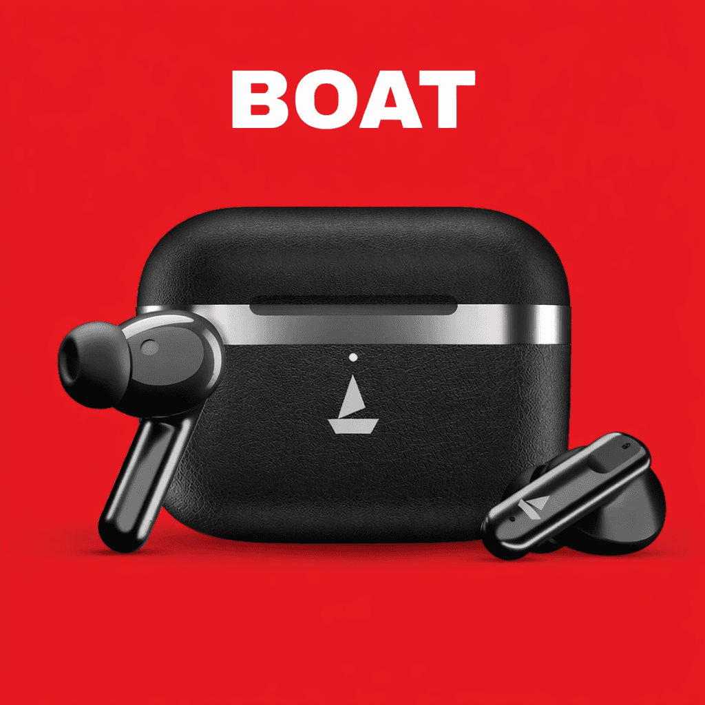 boAt Airdopes Prime 513 ANC Replacement — Black / Right Side