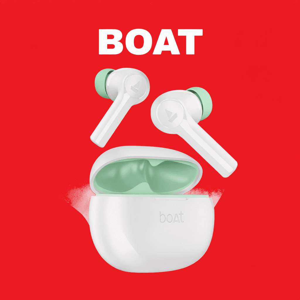 boAt Airdopes Supreme Replacement — Green / Left Side