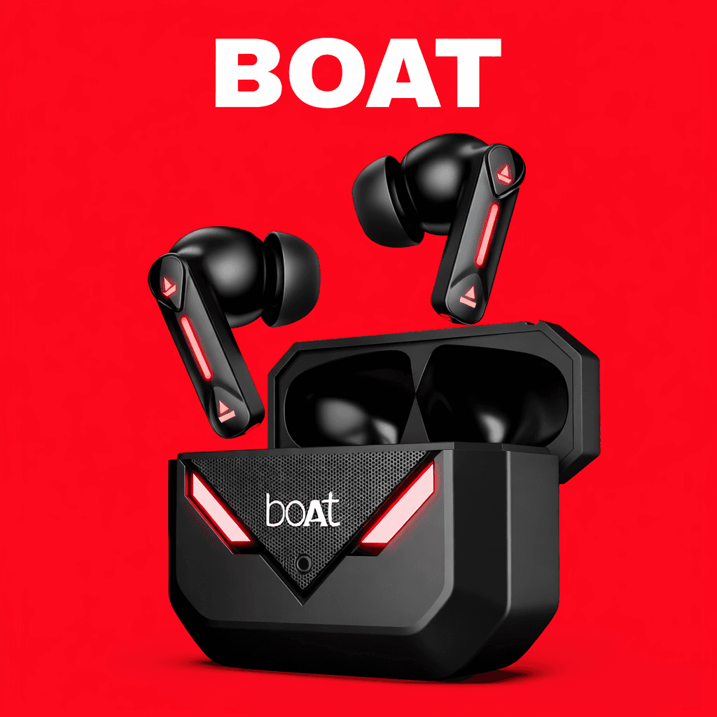 boAt Immortal 158 Replacement — Black / Charging Case
