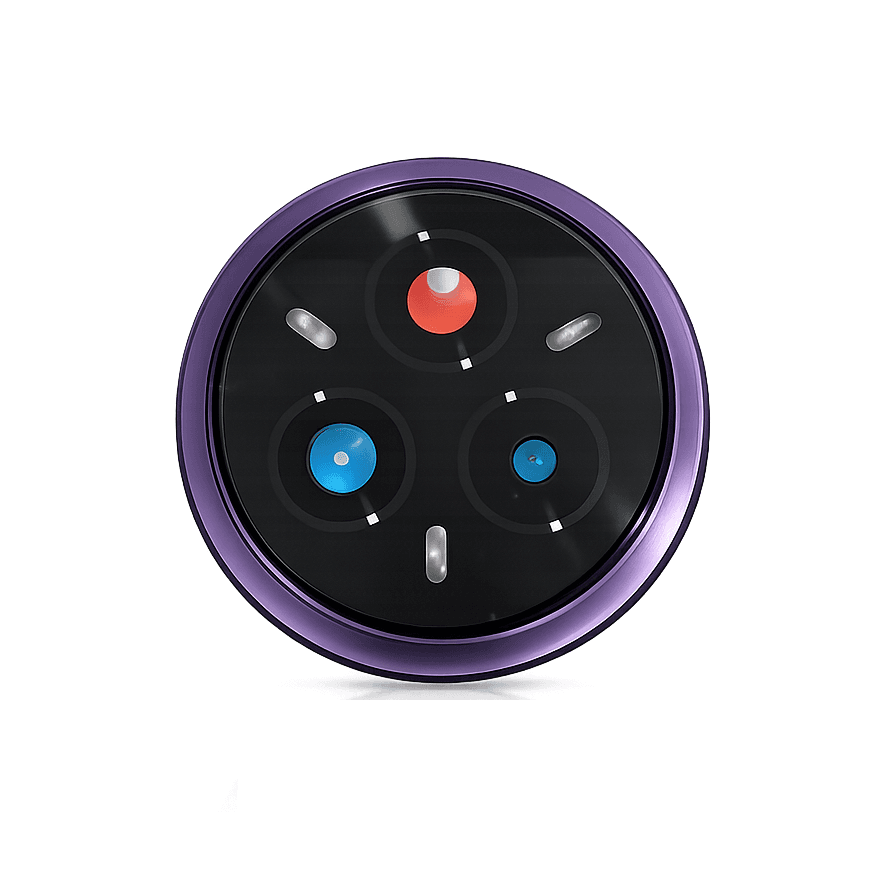 Camera Glass with Frame for Realme 14 Pro Plus Purple