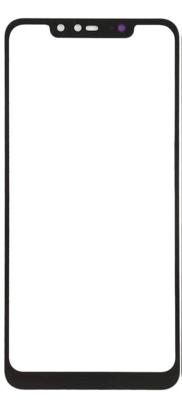 Front Glass Replacement for Xiaomi Redmi Note 6 Pro Black