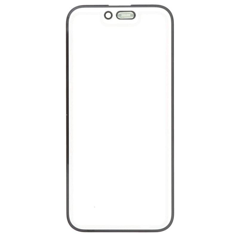 Front Touch Screen Glass for Iphone 15 Pro Black