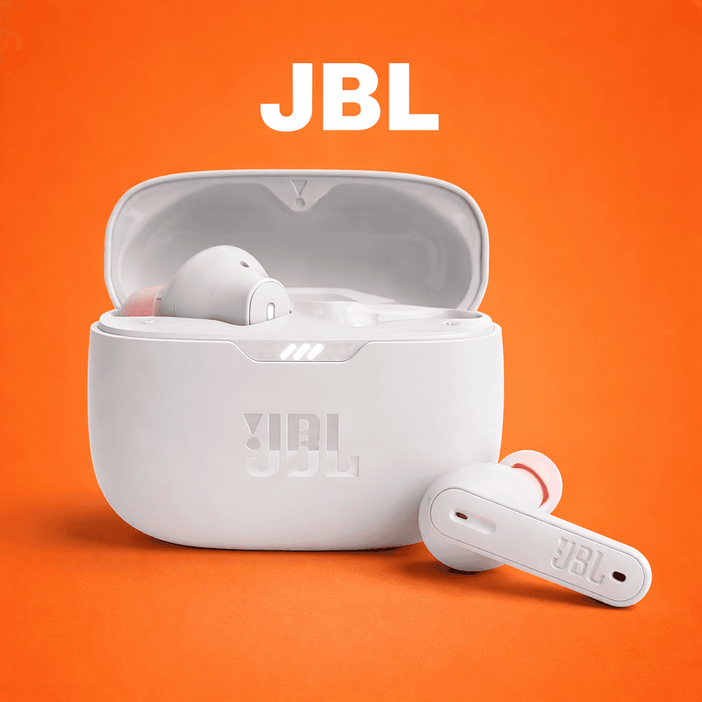 JBL Tune 230NC Replacement Parts (Pair / Charging Case) Replacement — Charging Case / WHITE