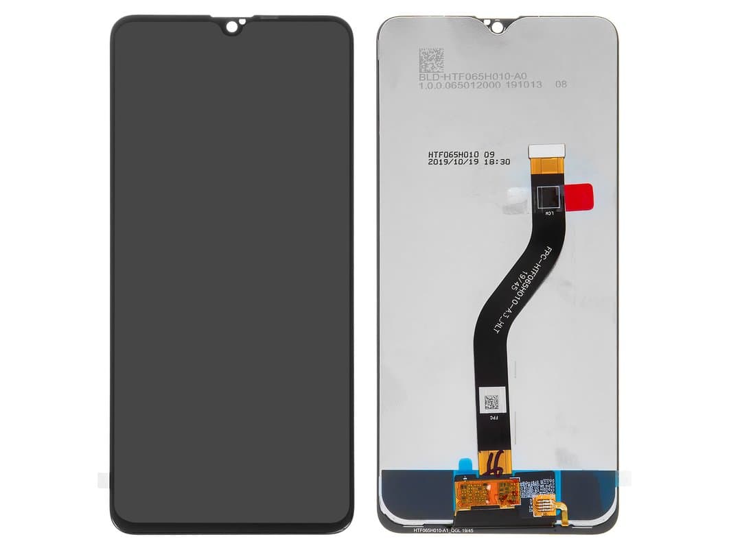 Lcd Display Combo Folder for Samsung Galaxy A20S Black