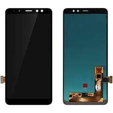 Lcd Display Combo Folder for Samsung Galaxy A8 Plus Black