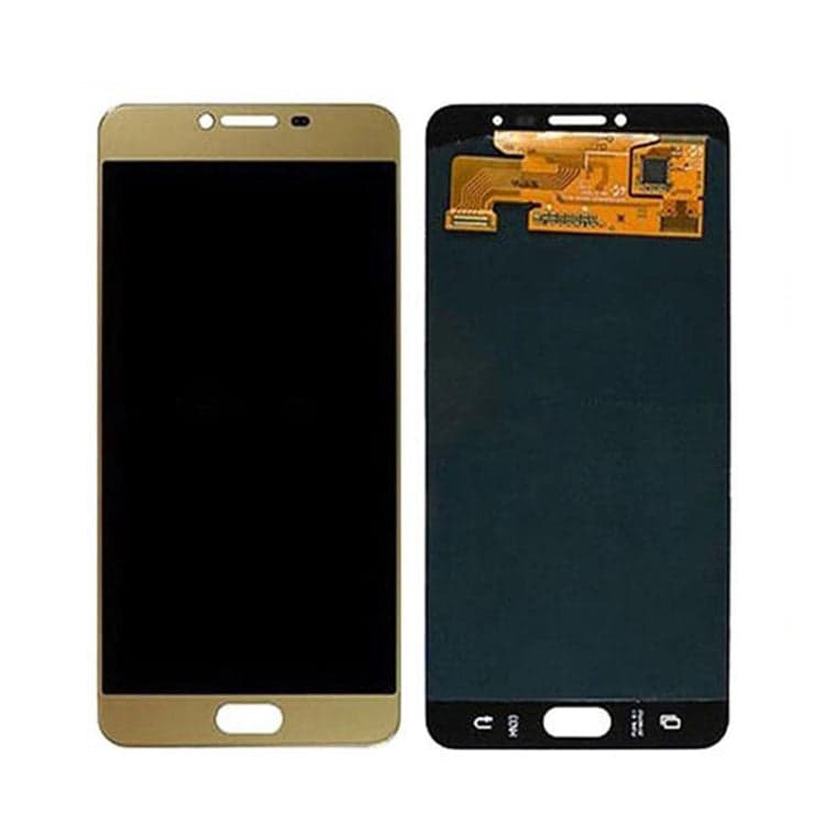 Lcd Display Combo Folder for Samsung Galaxy C7 Pro Gold