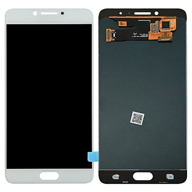 Lcd Display Combo Folder for Samsung Galaxy C7 White