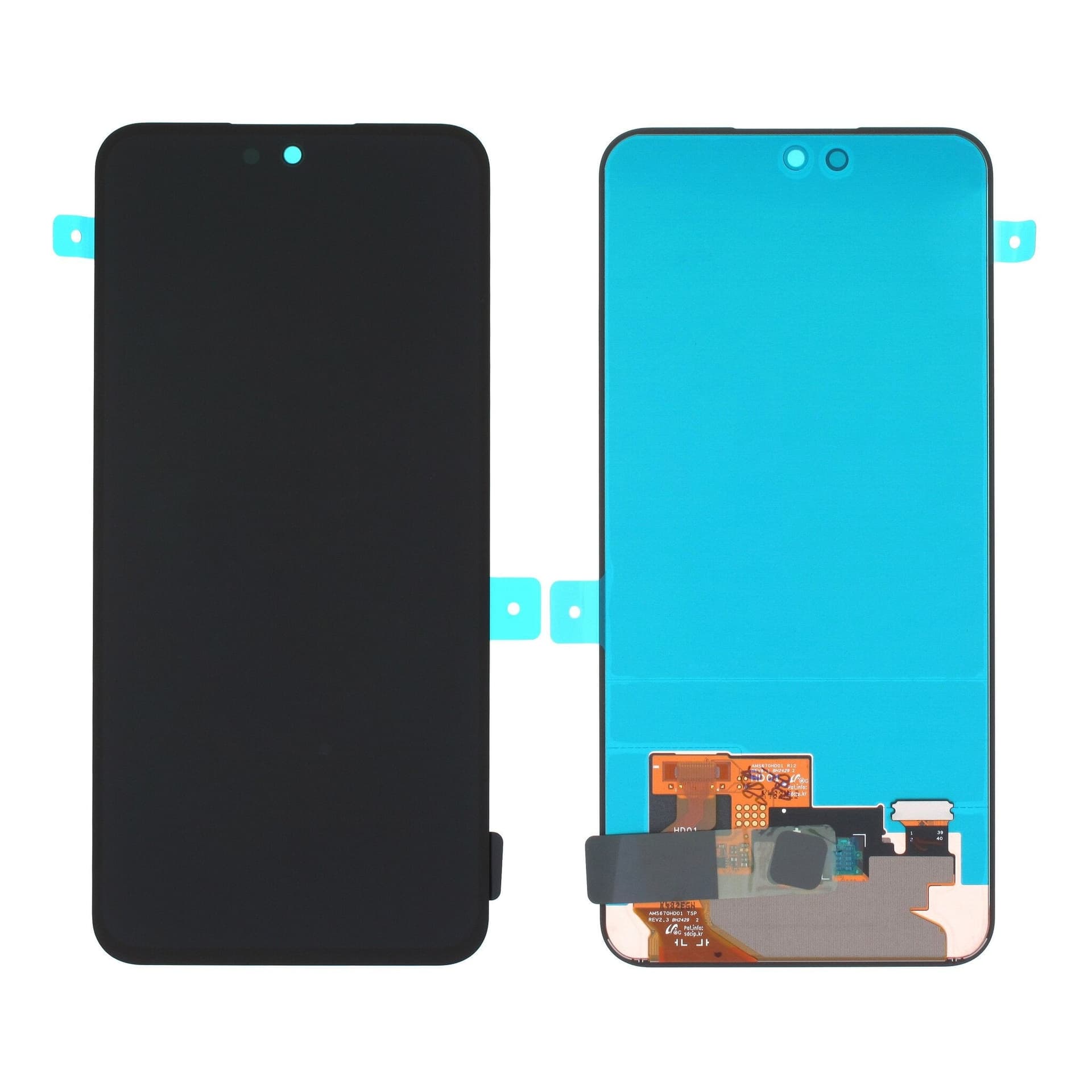 Lcd Display Combo Folder for Samsung Galaxy S24 FE Black