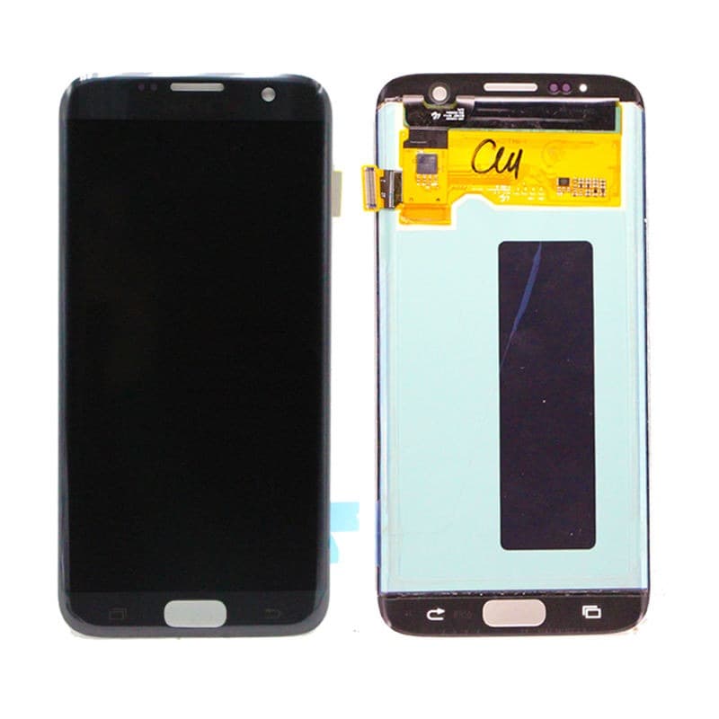Lcd Display Combo Folder for Samsung Galaxy S7 Edge Black