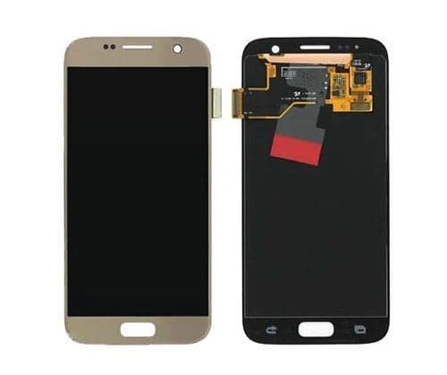 Lcd Display Combo Folder for Samsung Galaxy S7 Gold