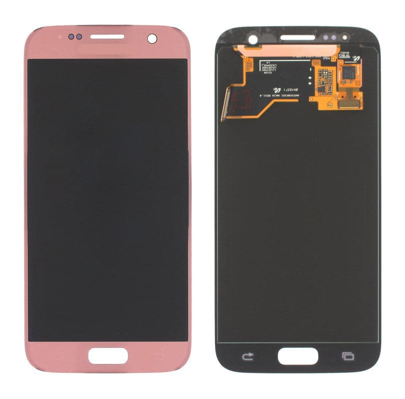 Lcd Display Combo Folder for Samsung Galaxy S7 RoseGold