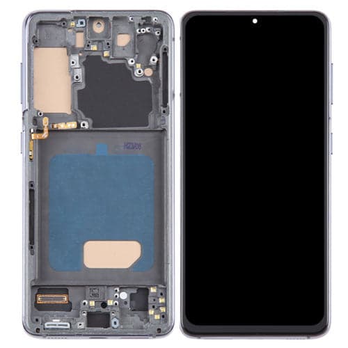 Lcd Display Combo Folder with Frame for Samsung Galaxy S21 Black