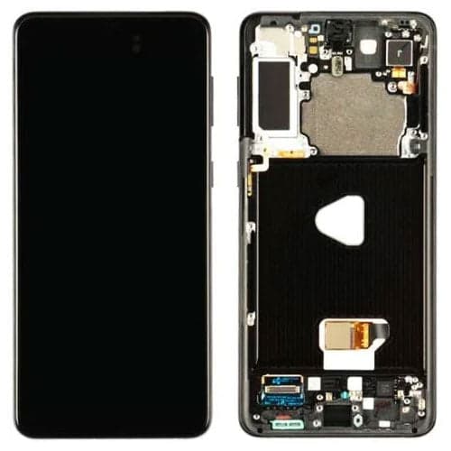 Lcd Display Combo Folder with Frame for Samsung Galaxy S21 Plus Black