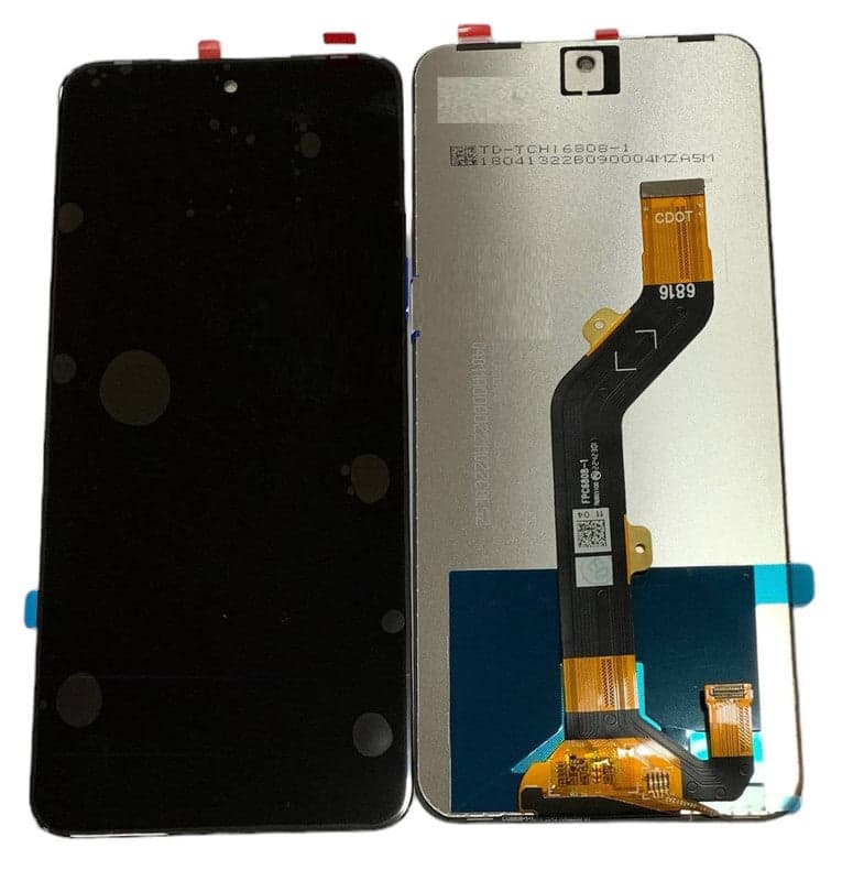 Lcd Display Combo Folder for Infinix Hot 12 X689F Black