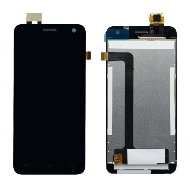 Lcd Display Folder Combo for LAVA ATOS S Black
