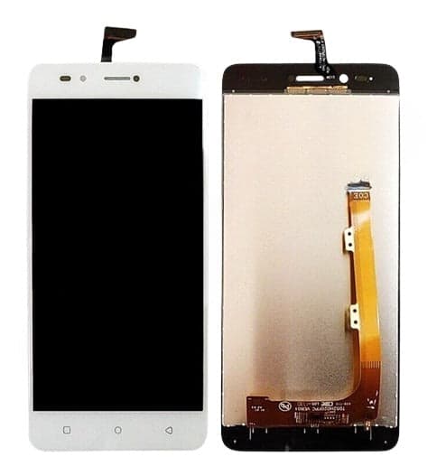 LCD Display Folder Combo for Lava Z90 White