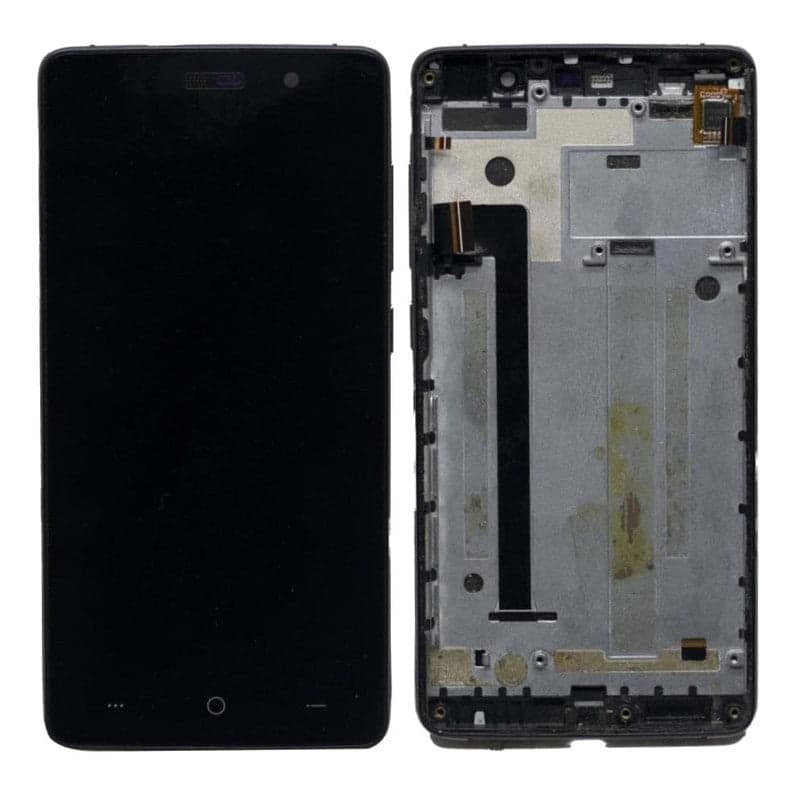 Lcd Display Folder Combo for LYF WATER 4 Black