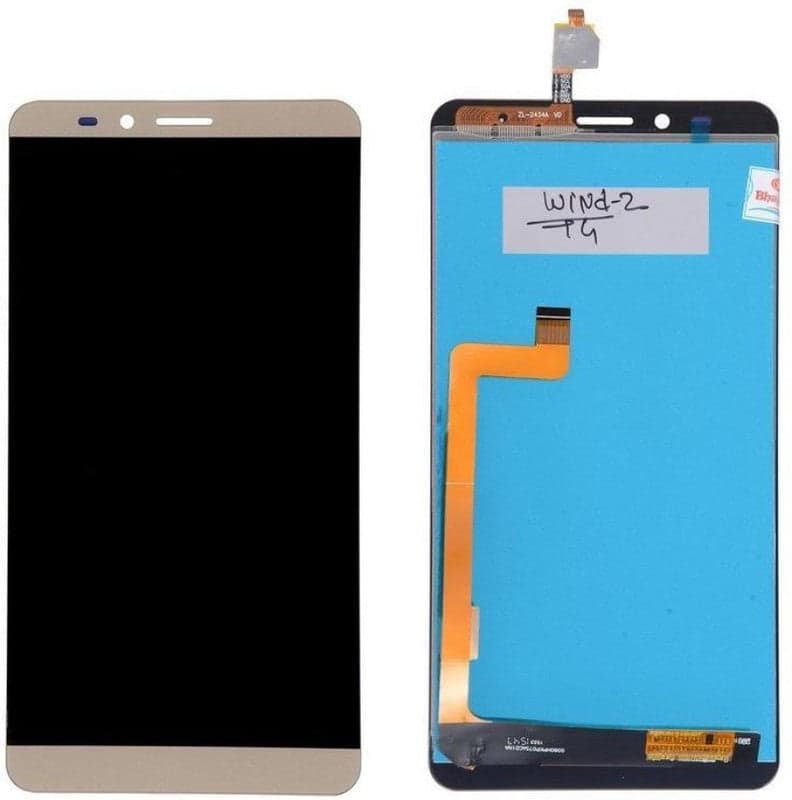 Lcd Display Folder Combo for LYF WIND 2 Black