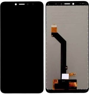 Lcd Display Folder Combo for MICROMAX Q370 Black