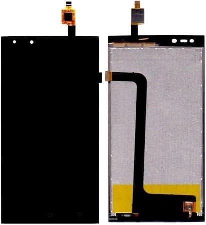 Lcd Display Folder Combo for MICROMAX Q411 Black