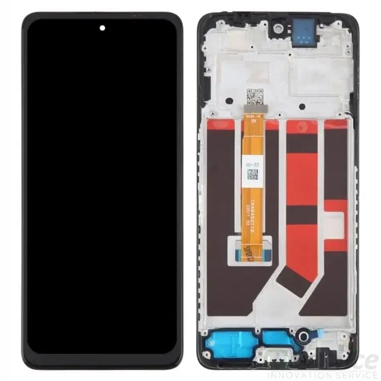 Lcd Display Combo Folder with Frame for Oppo A59 5G Black