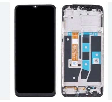 Lcd Display Combo Folder with Frame for Oppo F21S Pro 4G Black