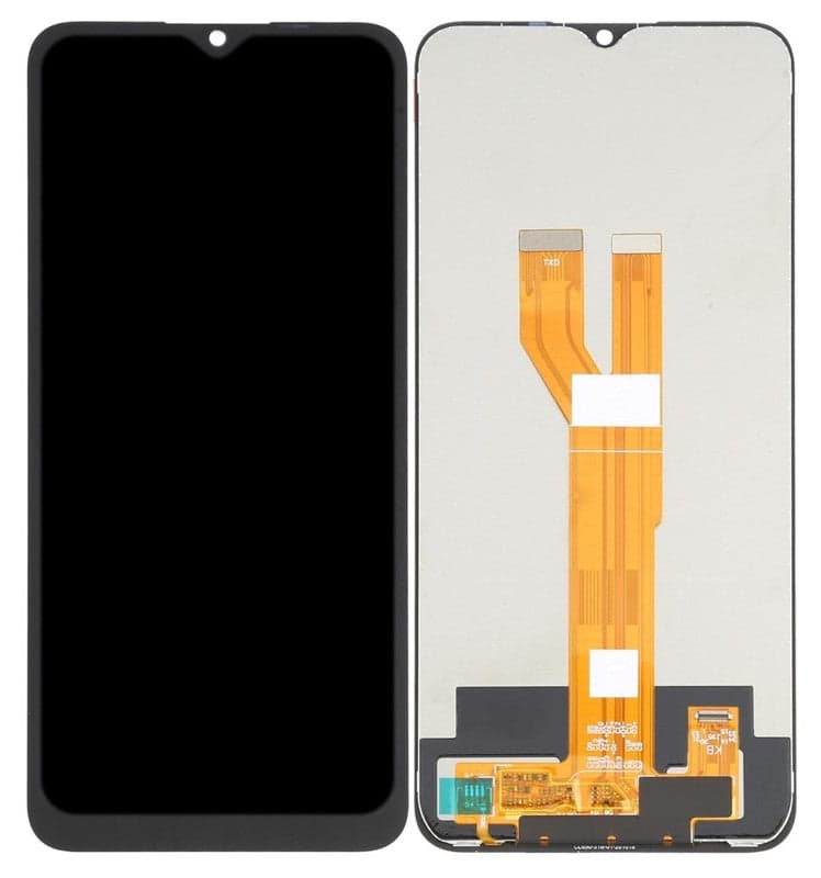 Lcd Display Combo Folder for Realme C20 Black