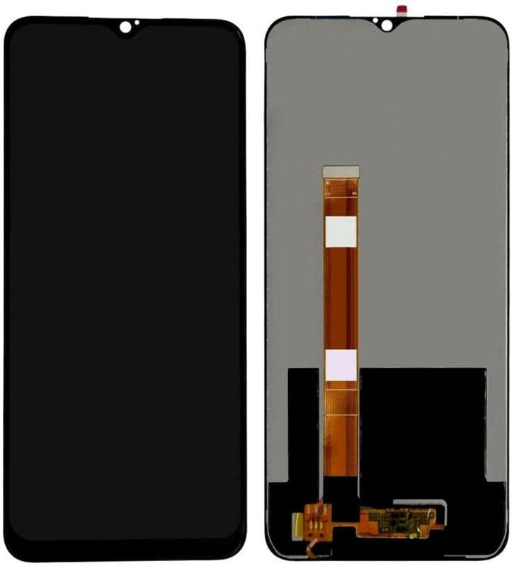 Lcd Display Combo Folder for Realme C3 Black