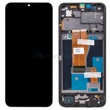 Lcd Display Combo Folder with Frame for Realme C33 Black