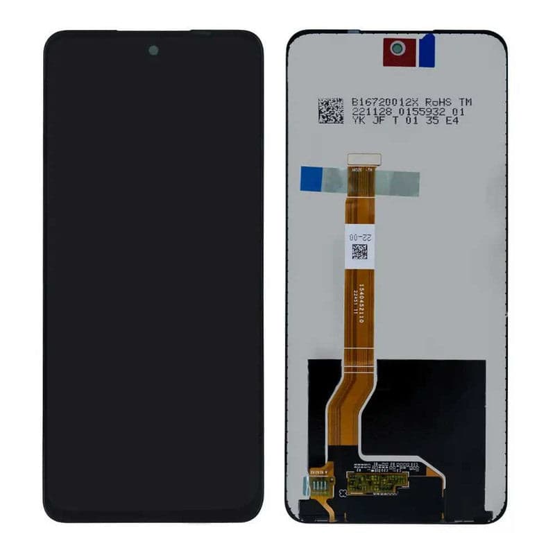 Lcd Display Combo Folder with Frame for Realme Narzo 60X 5G Black