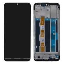 Lcd Display Combo Folder with Frame for Vivo Y16 Black