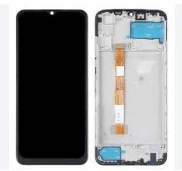 Lcd Display Combo Folder with Frame for Vivo Y17s Black