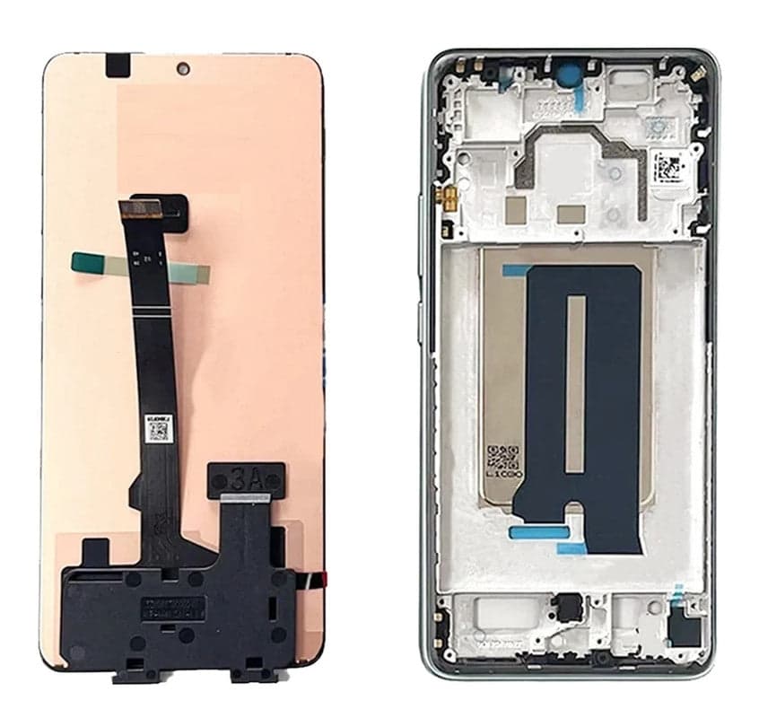 Lcd Display Folder Combo for Xiaomi Redmi MI POCO X6 PRO Black (With Frame)
