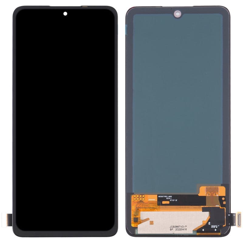 LCD Display Folder Combo for Xiaomi Redmi Note 10 Pro (TFT) Black