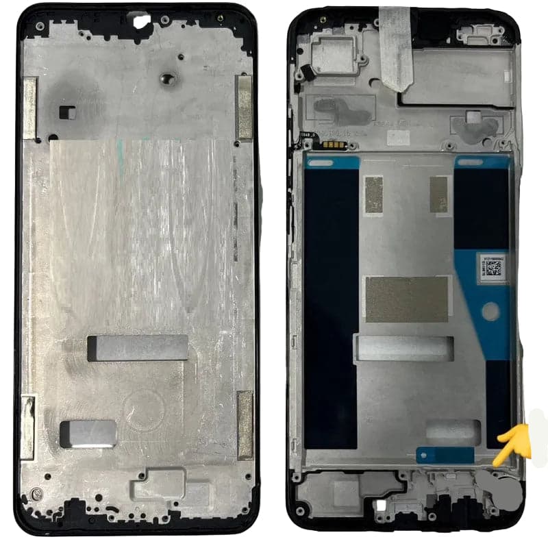 Lcd Frame Middle Chassis for Realme Narzo N63 Black