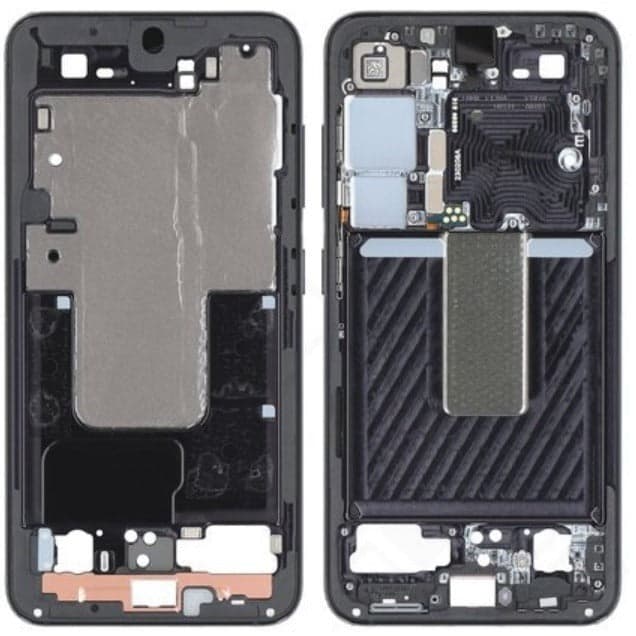 LCD Frame Middle Chassis for Samsung Galaxy S23 Plus Black