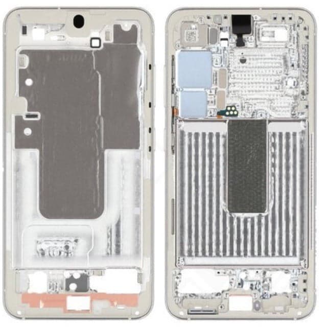 LCD Frame Middle Chassis for Samsung Galaxy S23 Plus CreamWhite