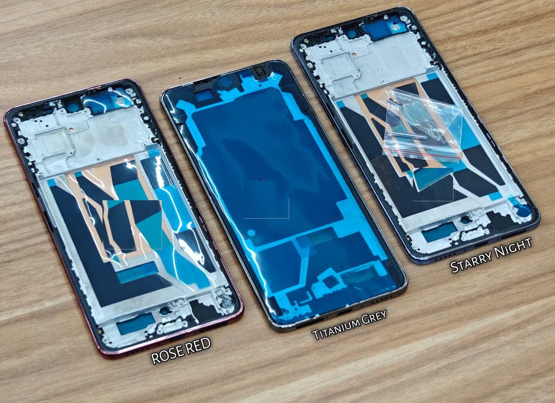 Lcd Frame Middle Chassis for Vivo V50 Stary Night