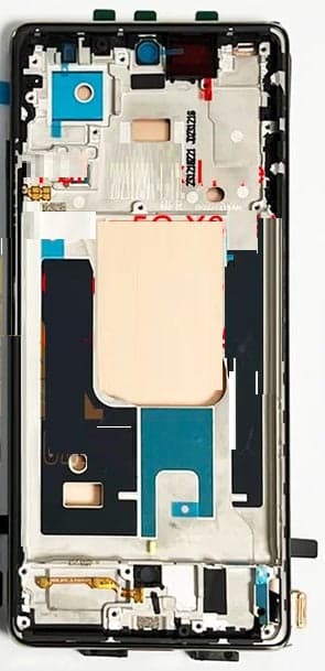 Lcd Frame Middle Chassis for Infinix Note 40 pro plus 5G X6851B Black