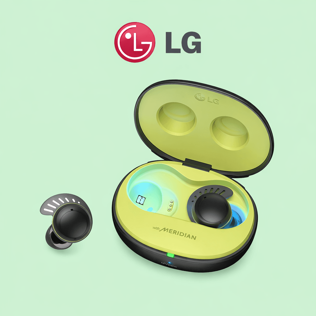 LG Tone Free Fit TF7Q Replacement — Black / Right Side