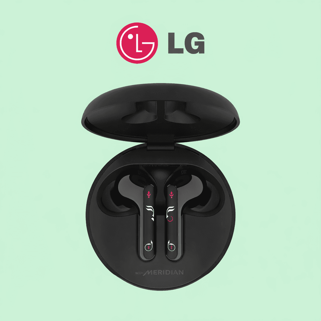 LG Tone Free HBS-FN5U Replacement — Black / Right Side